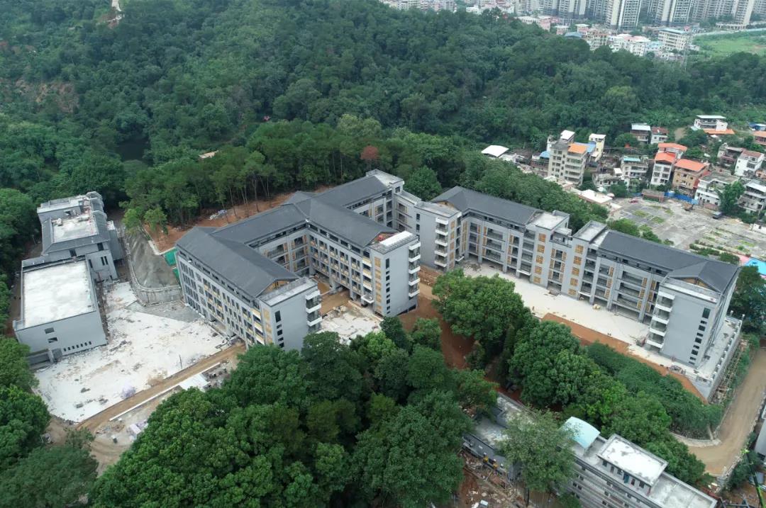 广东北江中学改扩建项目（一期）收尾！1200名学生将入读~